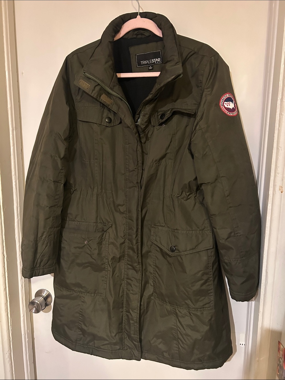 Olive Green Women's Trench Coat